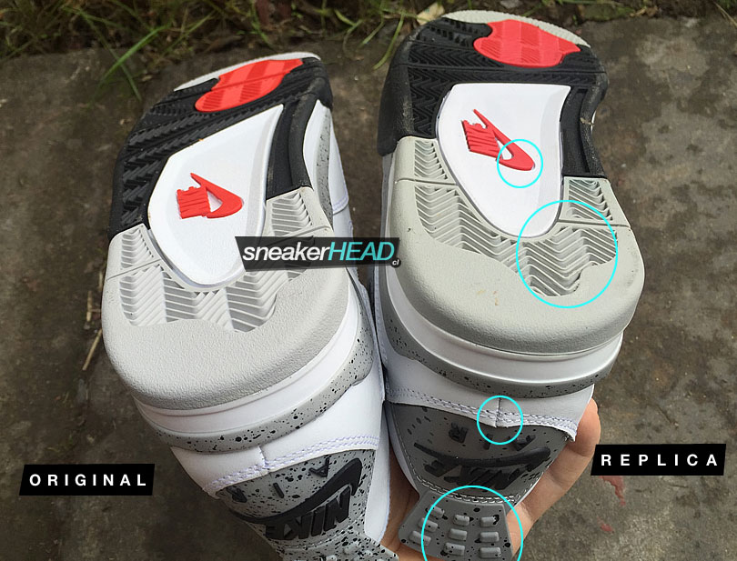 Zapatos deportivos Nike reales y falsos, como identificarlos al comprar en  linea