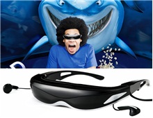 VISION-900 Big-Screen HD Virtual Reality 3D Glasses (Black)