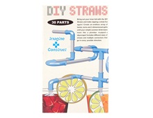 30 Parts Crazy Straw Educational and Intelligence DIY Toy Assembly Kit