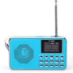 T-505 LED Display Screen Speaker FM Radio with TF Card Read Function
