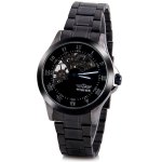 Winner Luxury Water Resist Mechanical Watch with Analog Round Dial Steel Watchband for Men