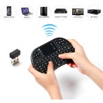 UKB-500-RF 2.4GHz Most Mini Wireless Keyboard Mouse Combo 3.3V Built-in Rechargeable Lithium Battery