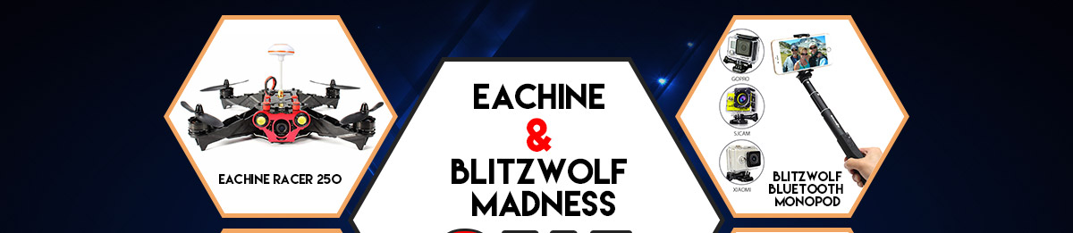BIG BRANDS SMALL BILLS!Enjoy the Unbeatable prices for Eachine & Blitzwolf Products