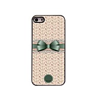 regalo personalizado precioso bowknot y la caja del metal del diseño de la flor para el iphone 5 / 5s