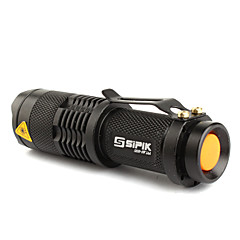 LED Flashlight FX SK68 1-Mode CREE XR-E Q5 (200LM, 1xAA/1x14500, Black)  