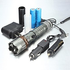 Flashlight LT-BG T6 Waterproof 5-Mode 1×Cree XML-T6 (2000LM,1×18650/3×AAA,Gray)