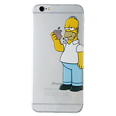 New Fashion 3D Cartoon Case TPU Back Cover for iPhone 6/6S 4.7"