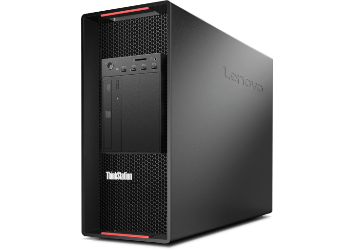ThinkStation P920 front angle view