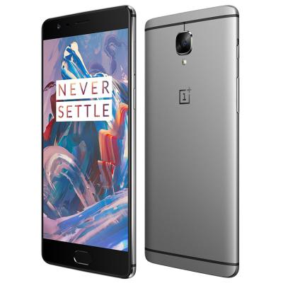 ONEPLUS 3 THREE 6GB RAM 64GB ROM Qualcomm Snapdragon 820 2.2GHz Quad Core 5.5 Inch 2.5D AMOLED Corning Gorilla Glass 4 FHD Screen Android 6.0 4G LTE Smartphone