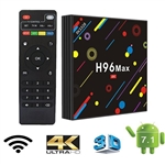 H96 MAX TV Box RK3328 Quad Core 4G + 32G Android 7.1 HD dual WiFi BT Smart TV Box
