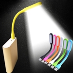 1/2 de las PC USB portÃ¡til de luz LED Flexible LÃ¡mpara de banco de la energÃ­a y la computadora