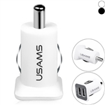 USAMS Mini 3.1A Dual USB Port Car Charger