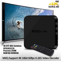 MXQ 4K RK3229 Smart TV Box KODI 15.2 Preinstalled Android 5.1 1G/8G H.264/H.265 10Bit WIFI LAN HDMI DLNA AirPlay Miracast