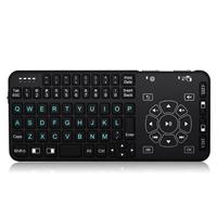 Rii Mini i4 Wireless Handheld Remote Multimedia Backlit Touchpad Keyboard For PC/Laptop/Android Smart TV Box - Black