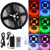 Free Shipping New 5M RGB 5050 SMD 300 LEDs IP65 Waterproof Light Strip Flexible 12A 44 Key Remote