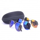 Stylish Sunblock Sunglasses Goggles - Green + Blue + Red (3 PCS)