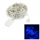 30W 150lm 7000K 300-LED Ice Blue Christmas Light String - White + Transparent (30M / AC 220~240V)