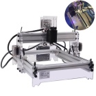 NEJE 500mW Desktop Violet Laser Engraving Machine Printer DIY Kit - Silver + Transparent