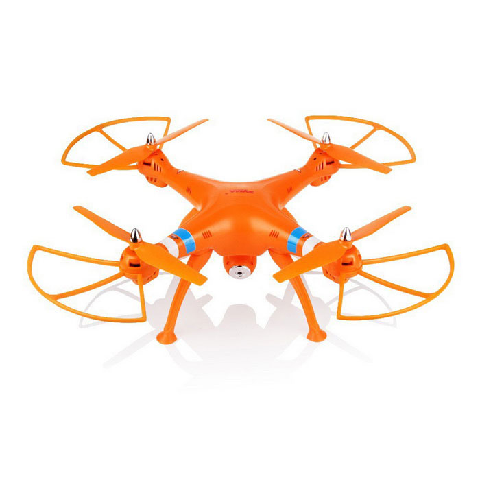 SYMA X8C 2.4GHz 4-CH 6-Axis Venture R/C Quadcopter RTF Helicopter w/ 2MP Wide Angle Camera - Orange