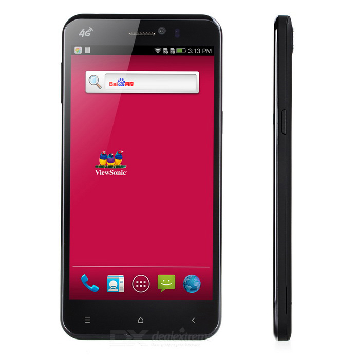 ViewSonic V500 Android 4.4 MSM8926 Quad-Core 4G LTE Phone w/ 5.5" FHD, 2GB+16GB,13.0MP-Black