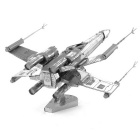 DIY 3D Three-Dimensional Jigsaw Puzzle Assembled Metal X-wing Fighter Aircraft Model Educational Toy