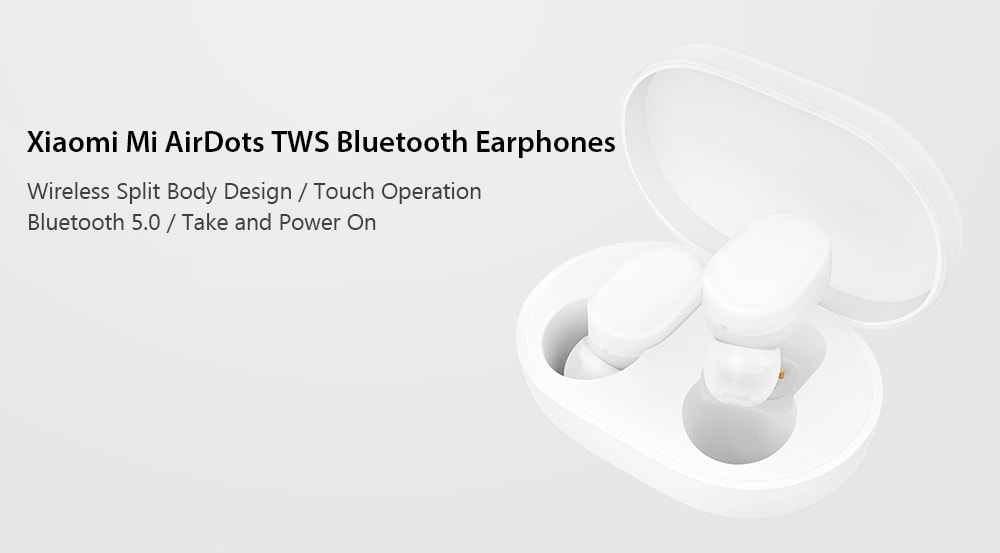 Auriculares Bluetooth Xiaomi Mi AirDots TWS versiÃ³n juvenil- White