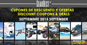 Cupones Gearbest Septiembre 2015