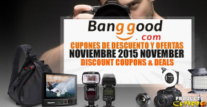 Cupones de descuento Banggood Noviembre 2015