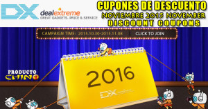 Cupones de descuento Dealextreme Noviembre 2015
