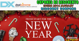 Cupones de descuento Dealextreme Enero 2016