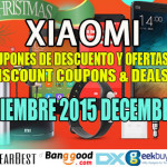 Xiaomi Cupones de descuento Diciembre 2015