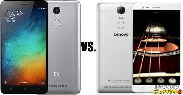 Xiaomi Redmi Note 3 vs Lenovo Vibe K5 Plus