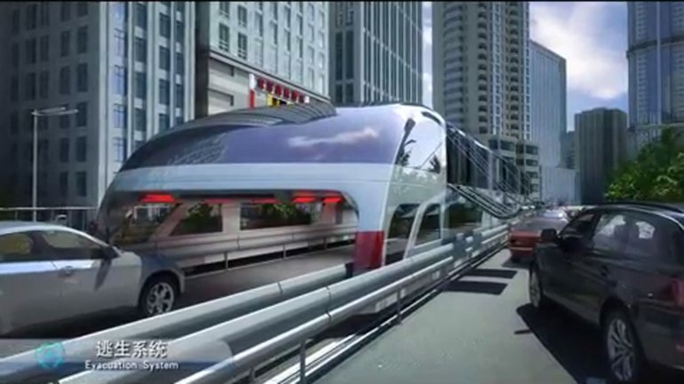 China presentó el autobús del futuro
