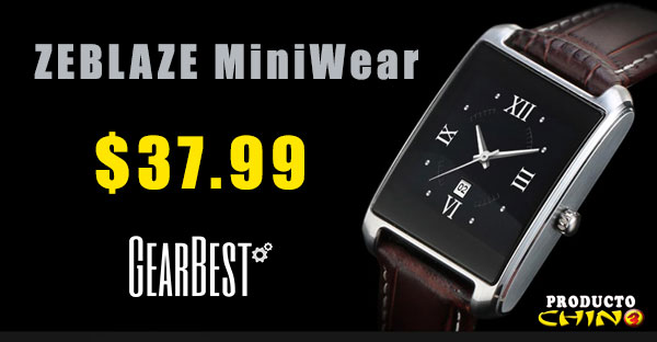 Zeblaze MiniWear un elegante reloj puesto en libertad
