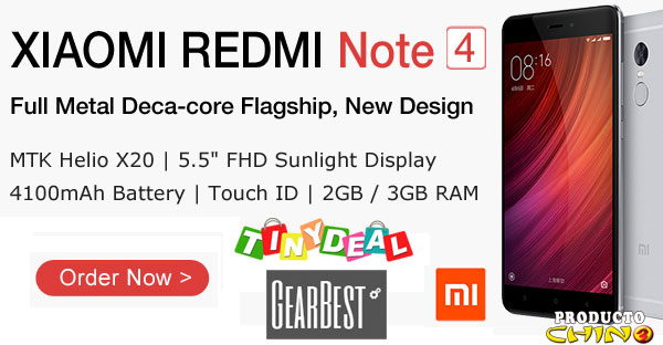 Xiaomi Redmi Note 4 Comprarlo Tinydeal Gearbest
