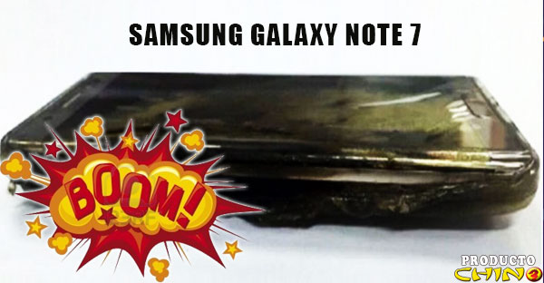 Fotos - Galaxy Note 7 Samsung cuando explota