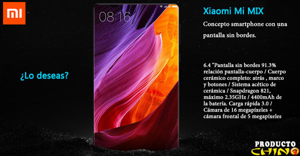 Xiaomi Mi MIX el mejor gama alta ¿Dónde comprarlo?