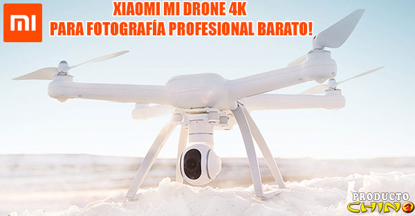 XIAOMI Mi Drone 4K para fotografía profesional barato!