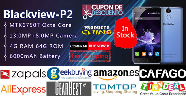 Blackview P2 4GB RAM + Cupon Descuento + Donde comprarlo