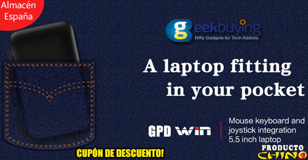 GPD Win Cupón Descuento Geekbuying