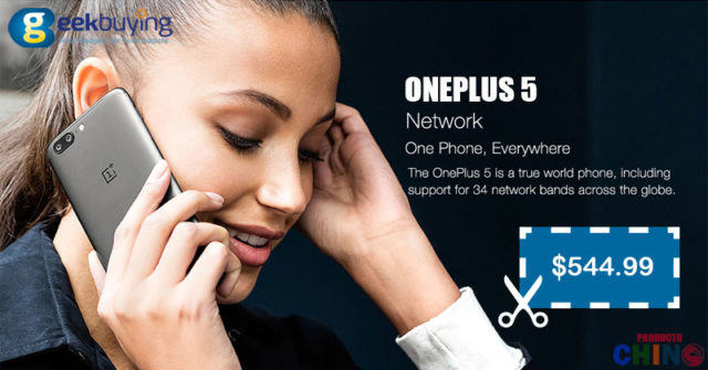OnePlus 5 Cupón Descuento Verificado Geekbuying