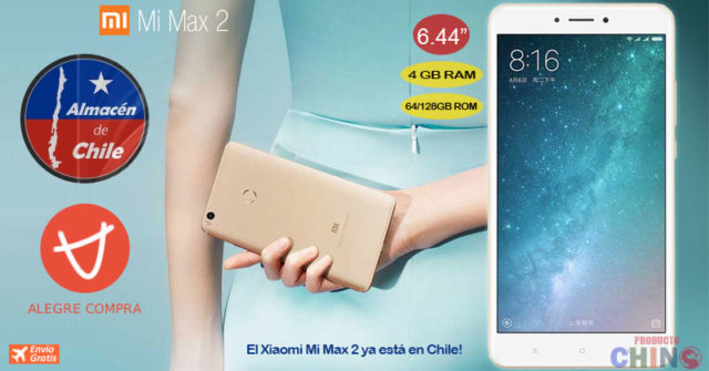 Xiaomi Mi Max 2 4GB RAM Alegrecompra Chile