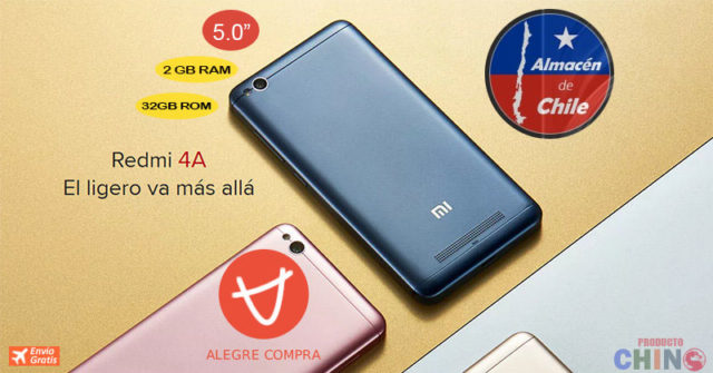 Xiaomi Redmi 4A 2GB RAM Alegrecompra Chile