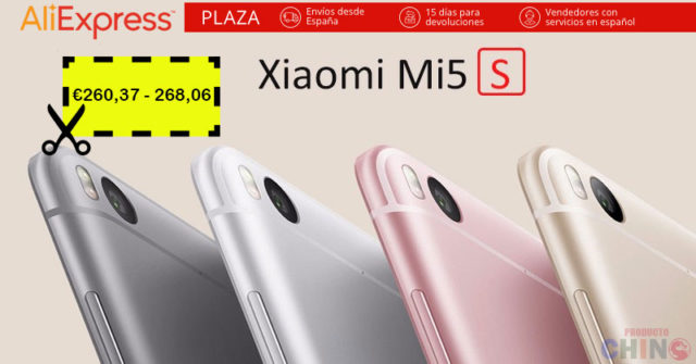 Oferta para Xiaomi Mi5s 3GB RAM Aliexpress Plaza España