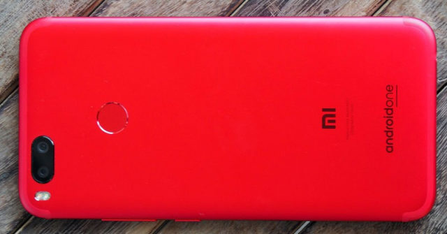 El Xiaomi Mi A1 se ve absolutamente impresionante en rojo