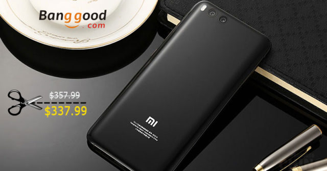 Solo $337.99 para Xiaomi Mi6 4GB RAM con Cupón Banggood