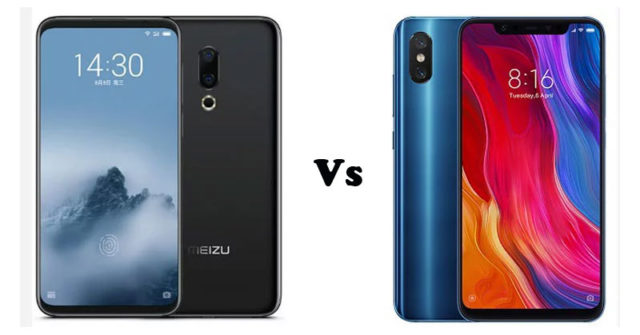 Meizu 16 vs Xiaomi Mi8: ¿Cuál es mejor teléfono inteligente?