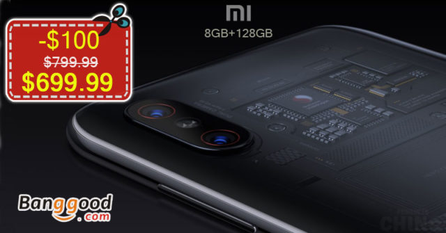 Oferta $100 Descuento para Xiaomi Mi8 Explorer Edition Banggood