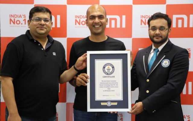 Xiaomi India abre 500 Mi Stores a la vez, establece récord mundial de Guiness