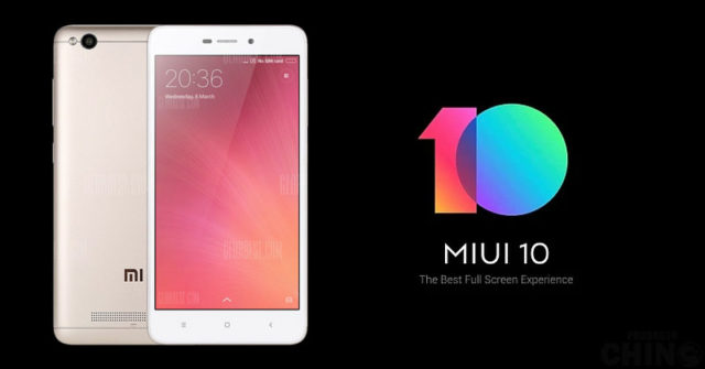 Xiaomi Redmi 4A obtiene MIUI 10 Global Stable [Descargar]